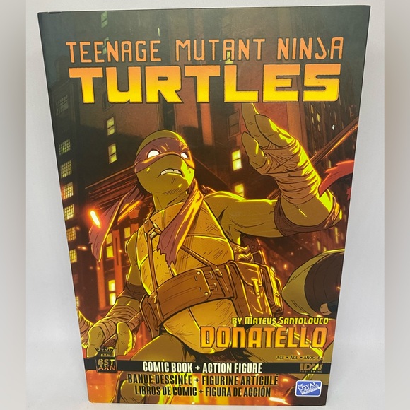 Teenage Mutant Ninja Turtles BST AXN IDW Donatello Action Figure - Picture 1 of 4